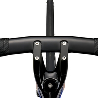 Vélo de course aérodynamique en fibre de carbone intégrale Jietuo GITO G525/535 + roues en carbone Wave + ensemble complet de freins à disque hydrauliques 105