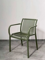 Chaise de jardin empilable résistante aux intempéries - Sièges en plastique d'extérieur