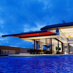 Toldo para Balcón de Poliéster con Alta Protección UV, Cubierta Grande para Techo, Control Remoto, Toldo de Terraza con Casete Completo - Product Image 4