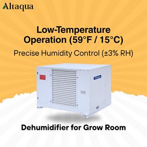 Altaqua Greenhouse Hemp <b>Dehumidifier</b> for Indoor Garden - Product Image 1
