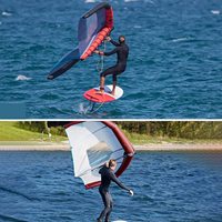 Cerf-volant de kitesurf personnalisé CE, usine, OEM, vente en gros, 12m, 13m, 14m, cerf-volant de cascade en tissu pour adultes