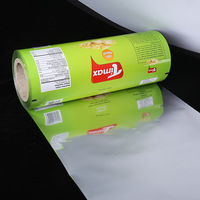 Films en rouleau VMPET PET en plastique laminé imprimé sur mesure pour emballages de bâtonnets de crème glacée, de sucettes glacées, de gelée et de sachets pour aliments surgelés
