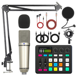 Console de mixage universelle G1 P16 avec éclairage RGB, carte son, pour ordinateur, téléphone portable, streaming en direct, suppression du bruit, réglable, intégrée - Product Image 1
