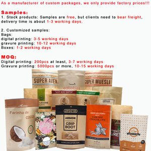 Sac d'emballage biodégradable imprimé sur mesure, écologique, compostable, petit sac en papier avec fermeture éclair pour fleurs séchées <span class=keywords><strong>de</strong></span> 3,<span class=keywords><strong>5</strong></span> g, 7 g, 14 g, 28 g - Product Image 5