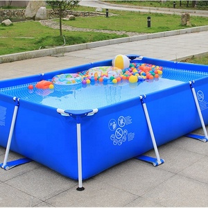 <span class=keywords><strong>Piscina</strong></span> sobre el suelo con marco de metal <span class=keywords><strong>Rectangular</strong></span>, 2,2 m, 2,5 m, <span class=keywords><strong>3m</strong></span>, familiar - Product Image 1