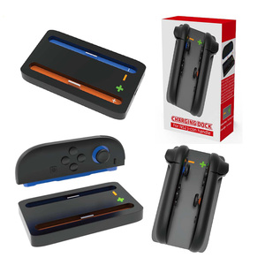 Estación <span class=keywords><strong>de</strong></span> Carga para Controles con Puertos <span class=keywords><strong>de</strong></span> Carga Duales, Cable USB, Accesorio para Juegos para <span class=keywords><strong>Nintendo</strong></span> <span class=keywords><strong>Switch</strong></span> 2 Joy-Con - Product Image 1