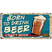Personalizado 15*30cm Vintage Car Metal Tin Sign Car License Plate Wall Art Decora Motocicleta Garaje Matrícula Custom Tin Sign