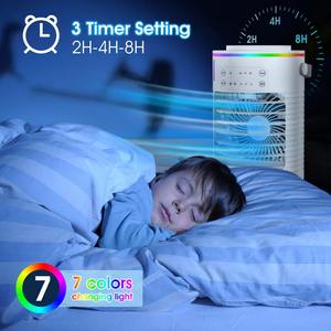 NOUVEAU Climatiseur Portable Mini Refroidisseur USB Ventilateur de Climatisation 600ml Ventilateur de Refroidissement à Eau Glacée avec Humidificateur pour Chambre à Coucher - Product Image 5