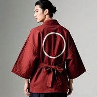 Kimono japonais pour hommes, Costume de Cosplay, robe de soirée de style Anime HAPPI