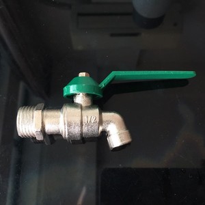 1/2น้ำพวยไทยสำหรับสระน้ำระบายความร้อนเดี่ยวเปิดอย่างรวดเร็วก๊อกน้ำขนาดเล็กทำจากทองแดงทั้งหมดเข้าก๊อกติดผนัง - Product Image 4