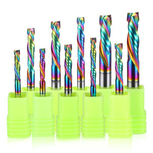 ดอกกัดไม้คาร์ไบด์เคลือบ HOZLY DLC แบบเกลียว 2 ฟัน 55HRC สำหรับงานไม้ MDF และไม้เนื้อแข็ง ขนาด 3.175/4/5/6 มม. รับผลิตแบบ OEM/ODM - Product Image 1