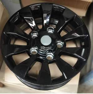Stock listo 4*4 todoterreno Adecuado para llantas Land Rover <span class=keywords><strong>Defender</strong></span> 16 * 7J 18 pulgadas 5*165,1 llantas de aleación negra - Product Image 5