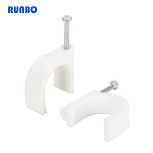 Klip kabel plastik kualitas tinggi Tipe kuku bulat dengan kategori produk klip kabel penyangga kabel 6mm 7mm 8mm - Product Image 3