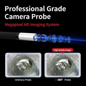 6inch Portable 3.9mm 2m Industrial 360. Borescope Camera interchangeable Probe for Central Air Conditioning Inspection - Product Image 2