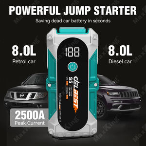 Démarreur de saut de voiture puissant pour câble intelligent <span class=keywords><strong>essence</strong></span> 8L et <span class=keywords><strong>Diesel</strong></span> 8L avec taille de démarrage d'écran LCD 190*86*40mm - Product Image 4