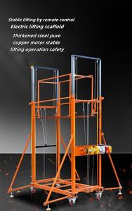 Elevador de andamio eléctrico de 5m, 8m, 10m con plataforma plegable, andamio eléctrico móvil pequeño con componente de motor central - Product Image 4