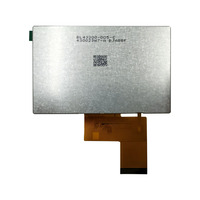 Layar sentuh kapasitif LCD tampilan penuh IPS TFT hitam normal kecerahan 4.3 inci HD 600 dengan antarmuka RGB resolusi 800*480