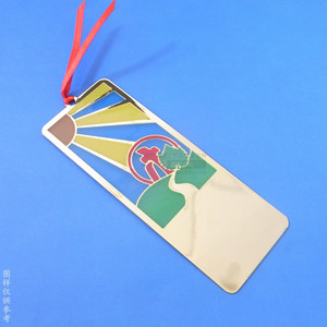 Metal <b>Bookmark</b> Mixed Colors 150mm Bronze Electroplated Matte Gold Gift Stationery - Product Image 3