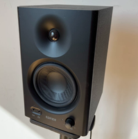 Enceinte de monitoring professionnelle Edifier MR4, système audio 2.0 pour ordinateur, téléviseur, bureau et salon, enceinte en bois