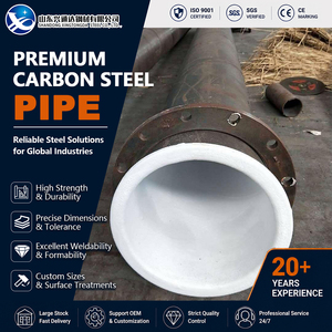 Tubería de Acero al Carbono S235JR API 5L Gr.B Q345B, Limpio por Impactos, 114.3mm 16mm Sch20 ASTM A53, para Protección Contra Incendios - Product Image 1