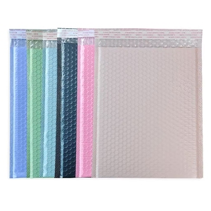 Nhà Máy vận chuyển gửi thư gói biểu tượng tùy chỉnh in chuyển phát nhanh túi kết dính mạnh mẽ Poly bong bóng maielr Túi cam phong bì bưu phẩm - Product Image 1