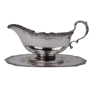 Sopera de sopa de Metal pesado, botes de salsa, vertedor de salsa elegante, vajilla de Cocina, Restaurante, botes de salsa de acero inoxidable hechos a mano - Product Image 5