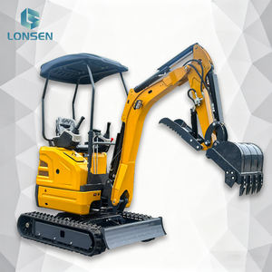 Mini-excavatrice Lonsen LS17 à haut rendement - Vitesse nominale de 2,5 km/h, moteur Kubota D722 - Product Image 1