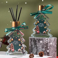 Coffret Cadeau Diffuseur de Parfum de Noël au Parfum de Gardénia pour la Décoration Intérieure et une Ambiance Festive des Fêtes
