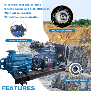 Pompa Centrifuga Multistadio Orizzontale ad Alta Pressione in Acciaio Inossidabile per Alimentazione Caldaie e Aumento Pressione <span class=keywords><strong>Acqua</strong></span> Industriale - Product Image 6