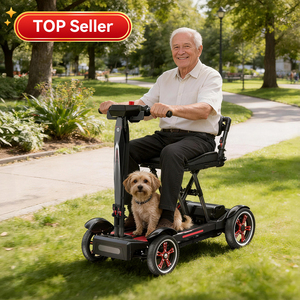 Nuevo Scooter Eléctrico Inteligente de Cuatro Ruedas para Personas <span class=keywords><strong>Mayores</strong></span> y Discapacitadas, Moped Pequeño con Baterías y Sistema de Tarjeta Inteligente - Product Image 1