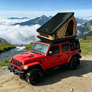 Carpa de Techo para Auto, Apertura Hidráulica Rápida, Tipo Trigonal en V, Carcasa Rígida, Doble Capa, Tela Oxford Impermeable, Tres Estaciones, Una Habitación - Product Image 1