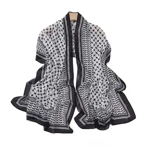 Женский шифоновый шарф, 180 хиджаб, Х70 см