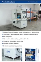 Machine de soudage pour la fabrication de masques faciaux en gel chaud et froid en PVC TPU à haute fréquence radiofréquence HF