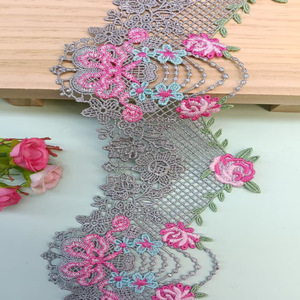 Retro <strong>Large</strong> <strong>Bow</strong> Water-soluble Embroidered Lace DIY Handmade Clothing Dress Lace Trim - Product Image 3
