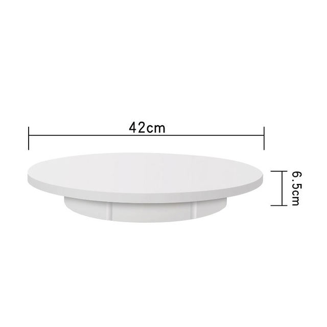 42cm Automatic 360 Degree Rotating Turntable Plastic Display Turntable with 100kg Loading Capacity Sports Entertainment Products