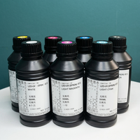 Tinta LED-UV untuk Printer Epson 500ML Tinta Cetak Inkjet Kompatibel Light Magenta Light Cyan