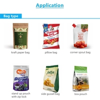 Machine de remplissage automatique de sachets horizontaux Doypack avec bec verseur pour le miel, la mayonnaise, les aliments préparés, l'emballage et l'étiquetage