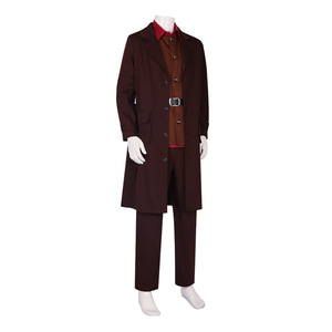 Ensemble de costume de cosplay Hagrid Star's Edge, manteau marron, tenue de performance pour Halloween - Product Image 3