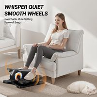 Mini stepper sous le bureau avec télécommande et écran LCD, appareil elliptique réglable pour les jambes, idéal pour la maison et le bureau