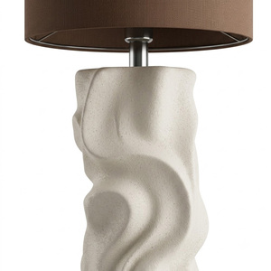 Sculptural Wavy Floor Lamp, Minimalist Resin <b>Standing</b> Lamp, Wabi Sabi Decorative Floor Light for Living Room Hotel Villa - Product Image 6