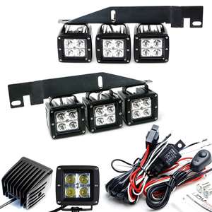 Support de montage d'éclairage de phare de brouillard tout-terrain LED en acier inoxydable pour ford f150 SVT <span class=keywords><strong>Raptor</strong></span>, accessoires de voiture 2020 - Product Image 1