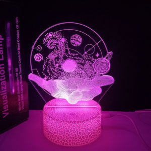 2025 क्रिसमस की हॉट सेलिंग 3 डी बेसबॉल टोपी नाइट लाइट के नेतृत्व में 3 डी लैंप का नेतृत्व किया - Product Image 3