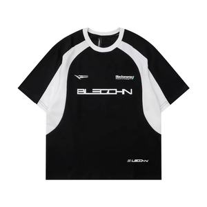 T-shirt personnalisé coupé et cousu, 100% coton, impression lourde, blanchi à l'acide, vintage, grande taille, homme, surdimensionné, vente chaude - Product Image 1