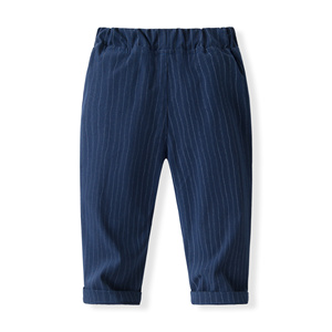 Catpapa Vente en gros Ensemble 4 pièces <span class=keywords><strong>pour</strong></span> bébés garçons : Barboteuse bleu clair, Gilet rayé marine, Pantalon et Nœud papillon – Tenue de cérémonie - Product Image 6