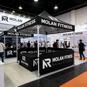 Carpa Plegable Ligera con Marco de Aluminio de 10x10 Pies |   Carpa Plegable para <span class=keywords><strong>Ferias</strong></span> Comerciales de Instalación Instantánea con Logotipo Personalizado y Diseño Gratuito - Product Image 6