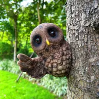 Sculptures d'animaux en résine à énergie solaire en gros pour la décoration extérieure de jardin, jolies statues lumineuses pour les allées de jardin