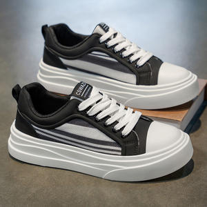 Nouvelles Chaussures Décontractées à Lacets Légères et Respirantes pour Homme, Style Color Block, Idéales Printemps-Automne - Product Image 5