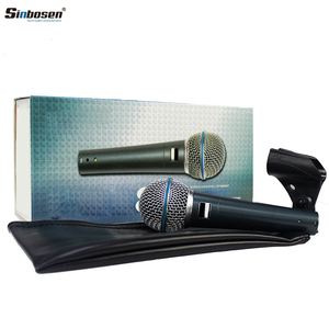 Micrófono de mano con cable B-58A Micrófono mezclador profesional de micrófono de estudio vocal - Product Image 1