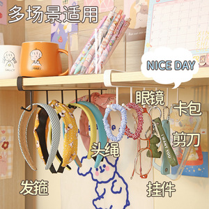 Heavy Duty Wall Hooks <b>For</b> Door Back <b>Storage</b> Bag Hat Rack Clothes Organizer Black And White Rectangle Hook Type 1 <b>Pc</b> - Product Image 2