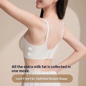 2026 Seamless Nursing <strong>Bra</strong> Women One-Hand <strong>Clip</strong> Wireless Anti-Sagging Push up Maternity Breastfeeding Pregnancy Sleep <strong>Bra</strong> OEM - Product Image 3